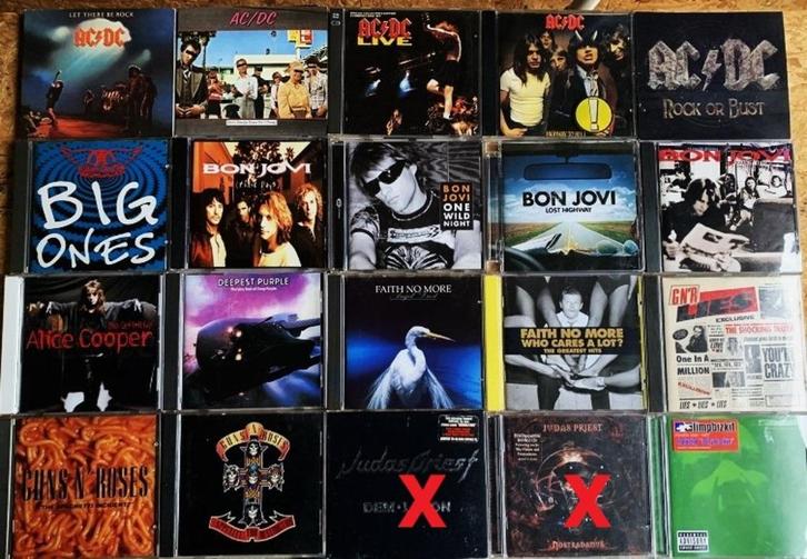 CD's metal - hard rock - rock.... (Van A tot Z), Cd's en Dvd's, Cd's | Hardrock en Metal, Gebruikt, Ophalen of Verzenden