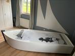 Uniek boot bed voor kinderkamer, Ophalen, Gebruikt, Eenpersoons, Wit