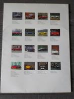 16 lithographies de Lamborghini photographies Albéric Haas, Enlèvement ou Envoi, Comme neuf, Voitures