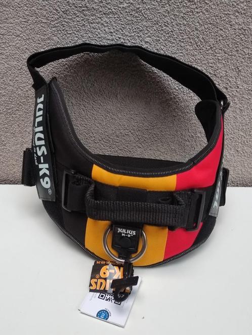IDC powerharnas Julius-K9 -Belgium Flag Size 2/XL, Dieren en Toebehoren, Hondenhalsbanden en Penningen, Nieuw, Ophalen of Verzenden