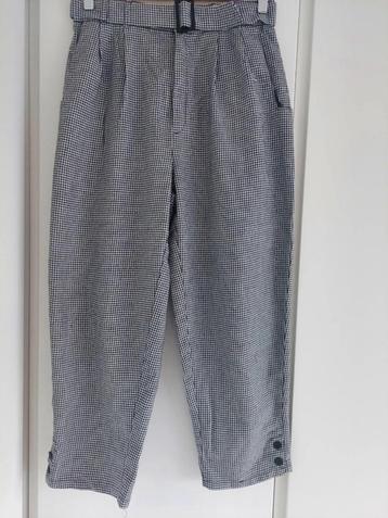 Vintage Pied de Poule broek maat 36 beschikbaar voor biedingen