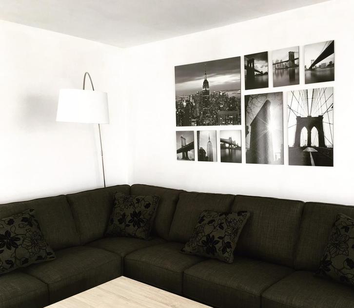 Wanddecoratie New York (Ikea Gronby), Huis en Inrichting, Woonaccessoires | Lijsten, Gebruikt, 75 cm of meer, 125 cm of meer, Hout