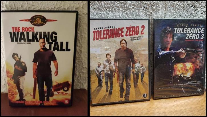 Pack TOLERANCE ZERO - Intégrale dvd (Walking Tall), CD & DVD, DVD | Action, Utilisé, Action, Enlèvement ou Envoi