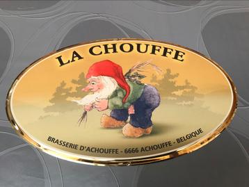 La chouffe reclamebord metaal beschikbaar voor biedingen