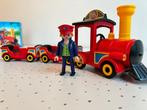 Playmobil treintje, Kinderen en Baby's, Speelgoed | Playmobil, Ophalen, Zo goed als nieuw, Complete set