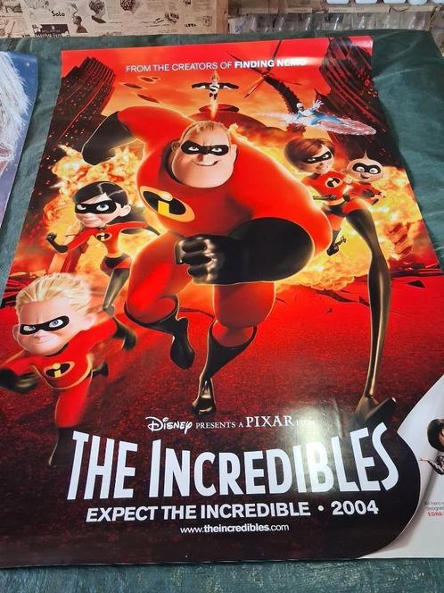 cinema affiche  the incredibles, Verzamelen, Film en Tv, Zo goed als nieuw, Film, Poster, Ophalen