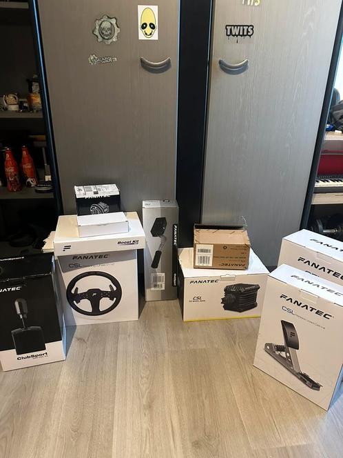 Fanatec csl 8nm versie volledige set zonder chasie, Computers en Software, Joysticks, Zo goed als nieuw, Ophalen