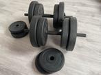 Dumbells fitness gewichten 2x13kg, Enlèvement, Comme neuf
