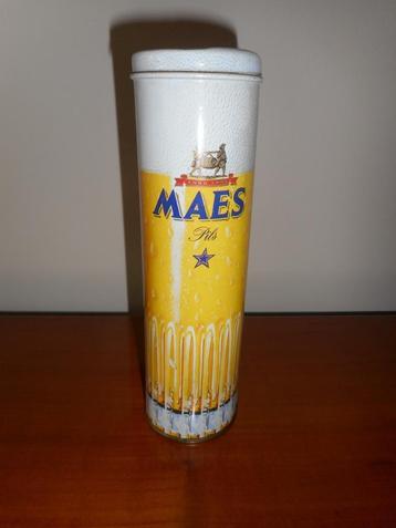 MAES bier flesje in blikken koker verzamelen beschikbaar voor biedingen