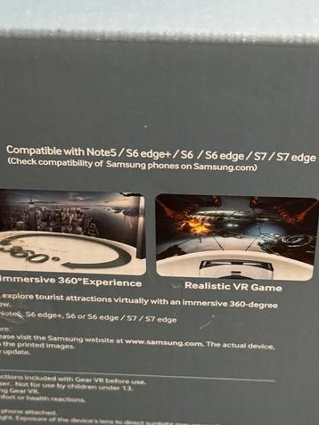 Samsung  GearVR plus Samsung Galaxy 6 edge plus, Games en Spelcomputers, Ophalen of Verzenden, Gebruikt
