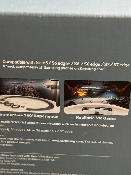 Samsung  GearVR plus Samsung Galaxy 6 edge plus, Games en Spelcomputers, Virtual Reality, Gebruikt, Ophalen of Verzenden