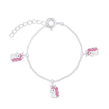 Zilveren unicorn bedel kinderarmband - OP=OP! beschikbaar voor biedingen