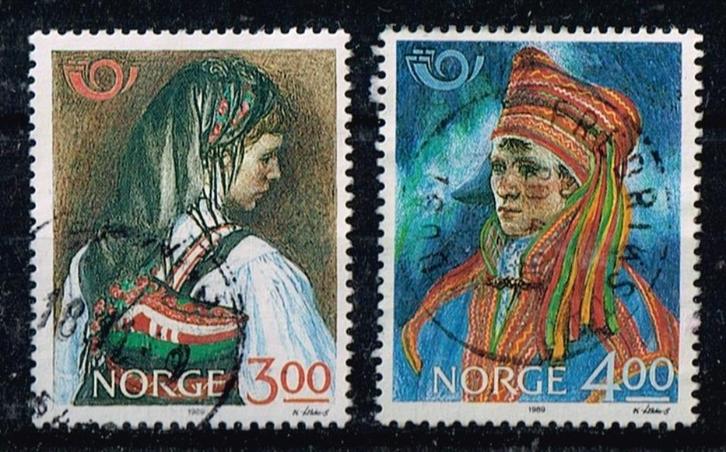 Postzegels uit Noorwegen - K 5090 - klederdracht, Postzegels en Munten, Postzegels | Europa | Scandinavië, Gestempeld, Noorwegen