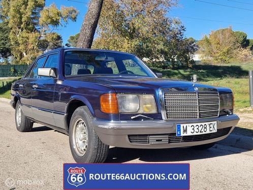 Mercedes-Benz 380SE | 1981 | Route 66 Auctions, Auto's, Oldtimers, Bedrijf, Te koop, Mercedes-Benz, Benzine, Overige carrosserie