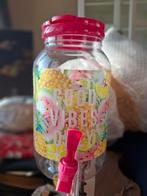 Drank/limonade- containerke + bekers, Verzamelen, Glas en Drinkglazen, Ophalen, Nieuw