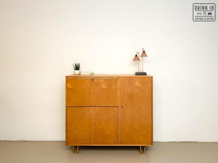 Wandmeubel (berkenserie) - Pastoe, Antiek en Kunst, Curiosa en Brocante, Ophalen