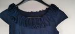 Donkerblauwe feestjurk Sinequanone maat S, Kleding | Dames, Gelegenheidskleding, Sinequanone, Blauw, Nieuw, Ophalen of Verzenden