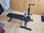 halterbank + barbell stang + 100kg gewichten, Sport en Fitness, Ophalen, Gebruikt, Borst, Halterset