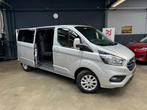 Ford Transit Custom 320 2.0 TDCI L2H1 Limited DC 170pk,Camer, Auto's, Bestelwagens en Lichte vracht, Voorwielaandrijving, Stof