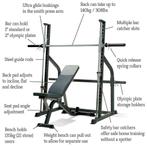 Smith-machine met bank - Marcy SM600, Sport en Fitness, Ophalen, Zo goed als nieuw