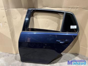 VW GOLF 7 7.5 HATCHBACK BLAUW links achter deur portier 2012 beschikbaar voor biedingen