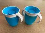 2 bekers munchkin blauw, Ophalen, Zo goed als nieuw