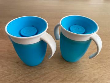 2 bekers munchkin blauw, Enlèvement, Comme neuf