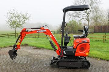 Mini-pelle VIP10 avec bras pivotant et écartement de voie, Enlèvement, Excavatrice