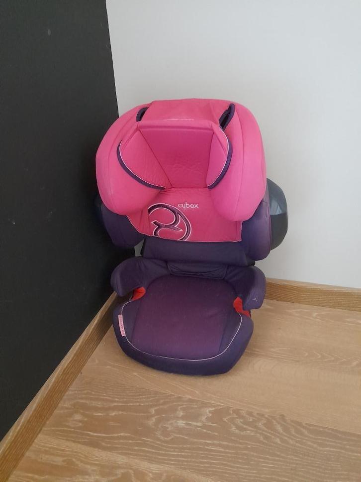 siege enfant cybex solution x2 fix groupe 2/3, Enfants & Bébés, Sièges auto, Utilisé, Autres marques, 15 à 36 kg, Ceinture de sécurité ou Isofix