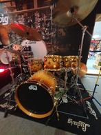 DW Collector's Exotic: natural fade over birdseye+ golden HW, Muziek en Instrumenten, Drumstellen en Slagwerk, Ophalen of Verzenden