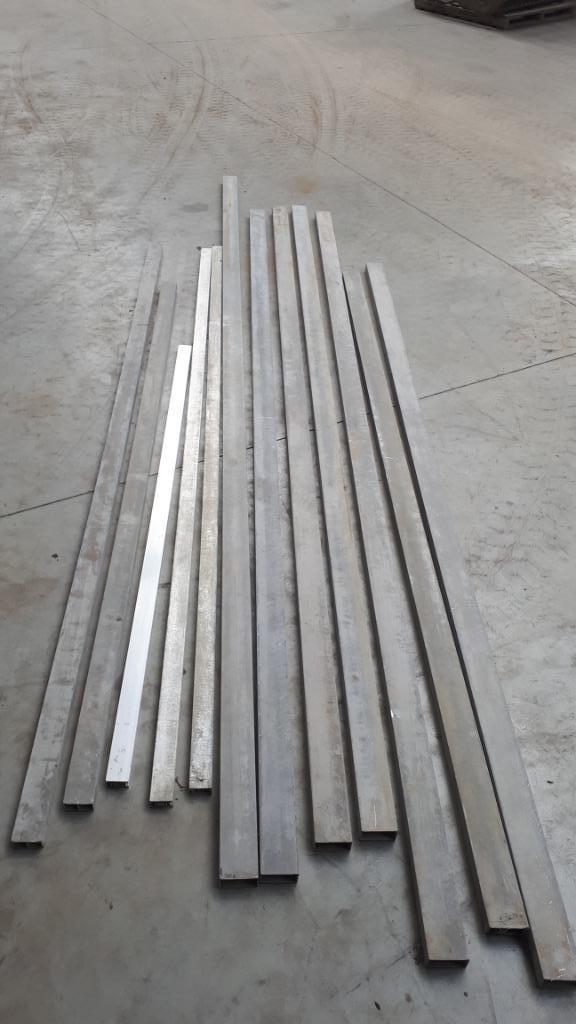 Regels, aluminium profiel, Doe-het-zelf en Bouw, Metalen, Gebruikt, Aluminium, Ophalen