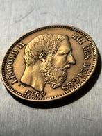 20fr Belgie 1869 Leopold 2 ( goud ), Ophalen, België, Losse munt, Goud