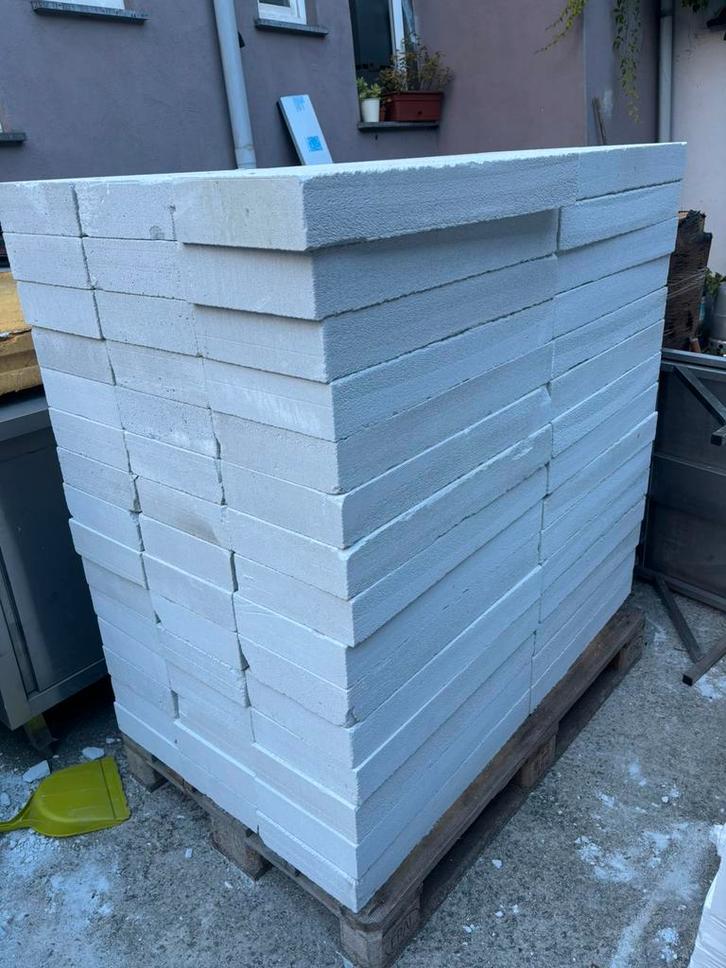 Ytong-blok beschikbaar 62,5 x 25 x 8/ beschikbaar 57,5x25x8, Doe-het-zelf en Bouw, Isolatie en Afdichting, Nieuw, Ophalen