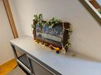 Grijs Metalen Barkast, Ophalen, 200 cm of meer, Glas, Minder dan 100 cm