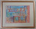 JAN VAERTEN / BINNENZICHT STAL / ORIGINEEL WERK / 44x54cm, Ophalen of Verzenden