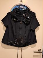 Liu Jo, sweatvest zomer, met korte mouwen, mt L, Zwart, Maat 42/44 (L), Nieuw, Ophalen of Verzenden