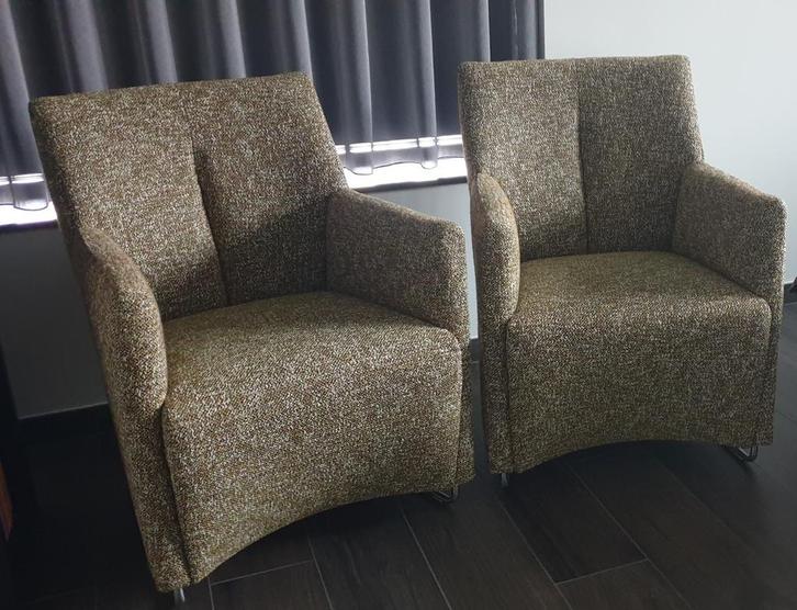 Leolux Galathea 2 zeteltjes, Maison & Meubles, Fauteuils, Tissus, Enlèvement