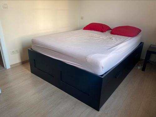 Ikea Brimnes bed 200x140, Huis en Inrichting, Slaapkamer | Bedden, Gebruikt, 140 cm, 200 cm, Ophalen