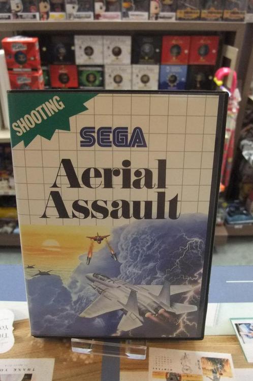 aerial assault, battle outrun, sumbarine, space invaders sms, Games en Spelcomputers, Games | Sega, Gebruikt, Master System, Vanaf 12 jaar
