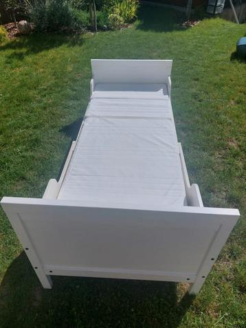Lit enfant Ikea Sundvik évolutif blanc + matelas, Utilisé, Matelas