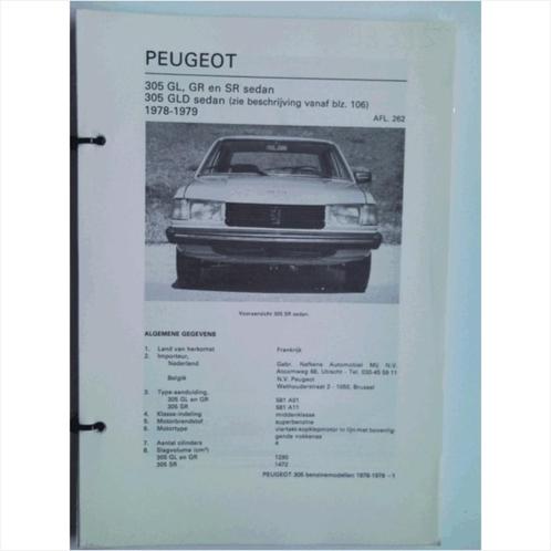 Peugeot 305 Vraagbaak losbladig 1978-1979 #1 Nederlands, Livres, Autos | Livres, Utilisé, Peugeot, Enlèvement ou Envoi