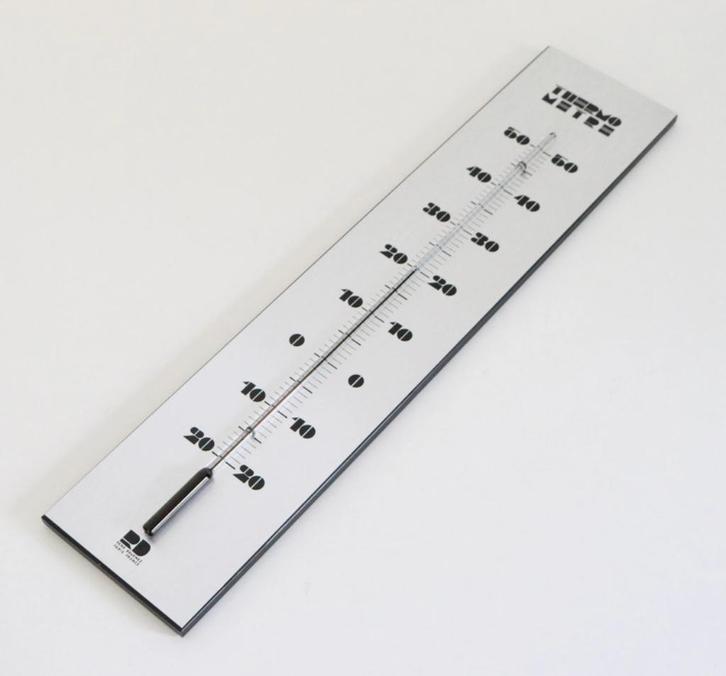 Large vintage René Dauchez design thermometer Paris 1970’s., Huis en Inrichting, Woonaccessoires | Thermometers, Zo goed als nieuw