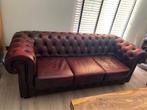 Chesterfield birmingham zetel te koop echte leder, Comme neuf, 200 à 250 cm, Vintage, Cuir