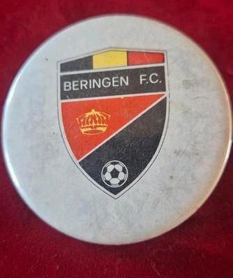 Oude voetbalbadge Beringen FC, Verzamelen, Sportartikelen en Voetbal, Gebruikt, Ophalen