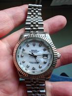 horloge, Handtassen en Accessoires, Horloges | Heren, Staal, Verzenden, Polshorloge, Zo goed als nieuw