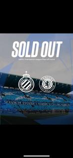 2 tickets Club Brugge - Glasgow, Tickets en Kaartjes, Losse kaart, Twee personen, Augustus