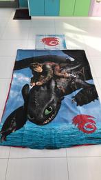 Dekbedovertrek en kussensloop van ‘Hoe tem je een draak’., Garçon, Autres couleurs, Housse de couette, Enlèvement