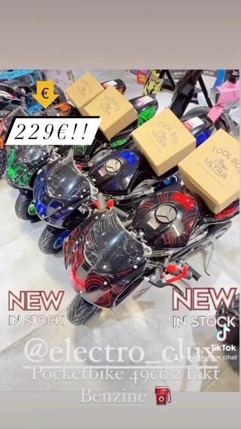Pocketbike Ultra 49cc 2Takt Benzine ️ 40km-u  Automaat, Fietsen en Brommers, Minibikes, Midibikes en Pitbikes, Nieuw, Ophalen of Verzenden