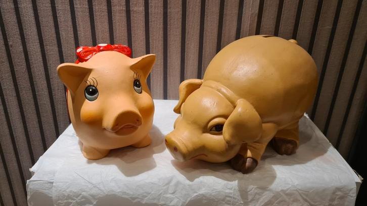 Spaarvarken / spaarpot "varken", Verzamelen, Spaarpotten, Gebruikt, Ophalen of Verzenden