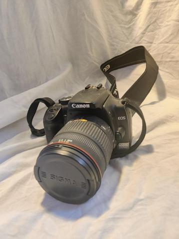 eos 400D digitale reflexcamera met sigma 18-200mm lens